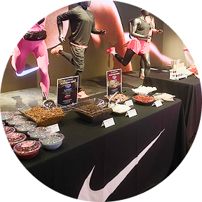 Partnerships - Candy bar event setup